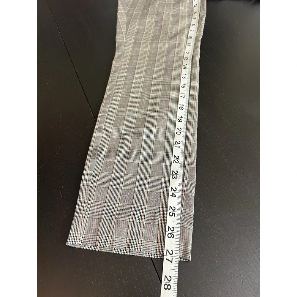 Rag & Bone Simone Plaid Ankle Pants Size 2 Cotton Blend Academia Preppy Back Zip